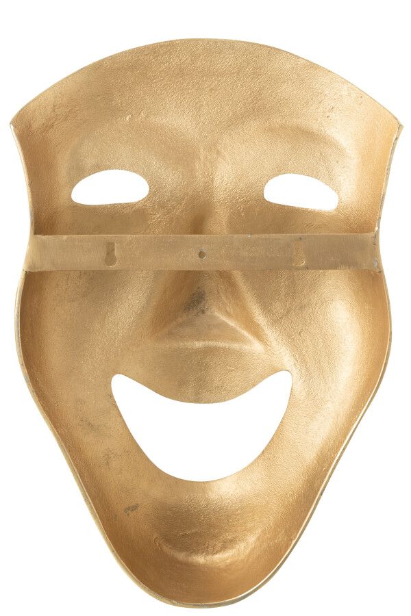 Dekoracja ścienna designerska Maska złota