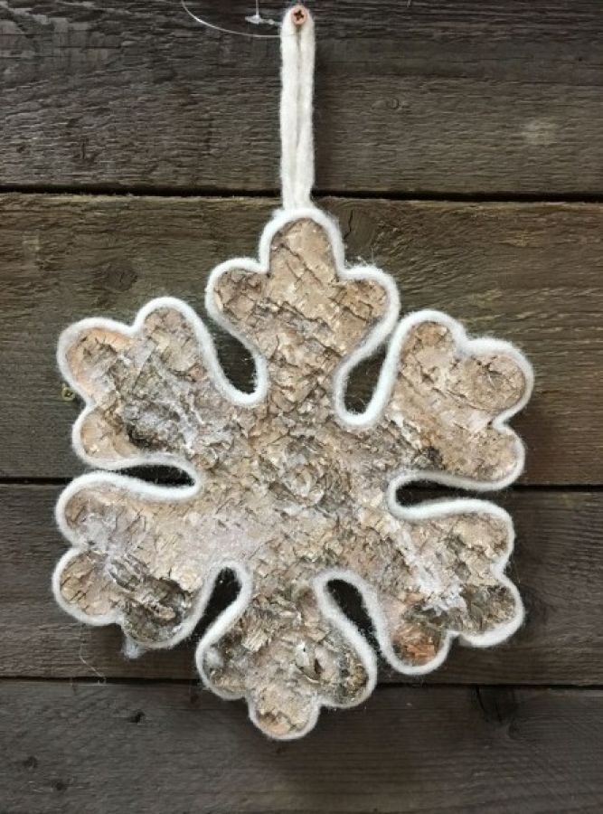 Dekoracja Snowflake big nature