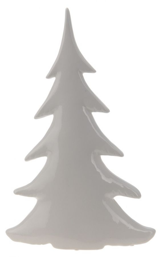 Dekoracja świąteczna Choinka biała 40 cm