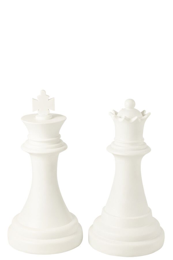 Dekoracyjna figura szachowa biała Król 70 cm