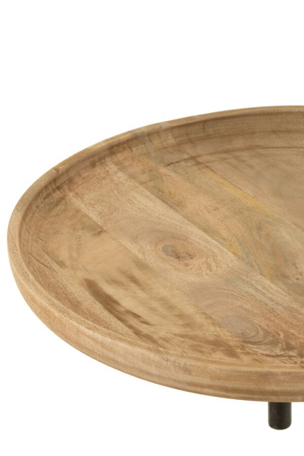 Designerska półka ścienna obrotowa drewniana 