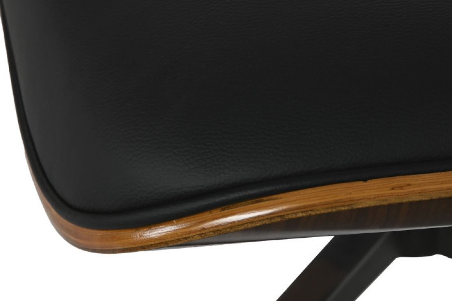Designerski fotel Lounge Look z podnóżkiem - Item International