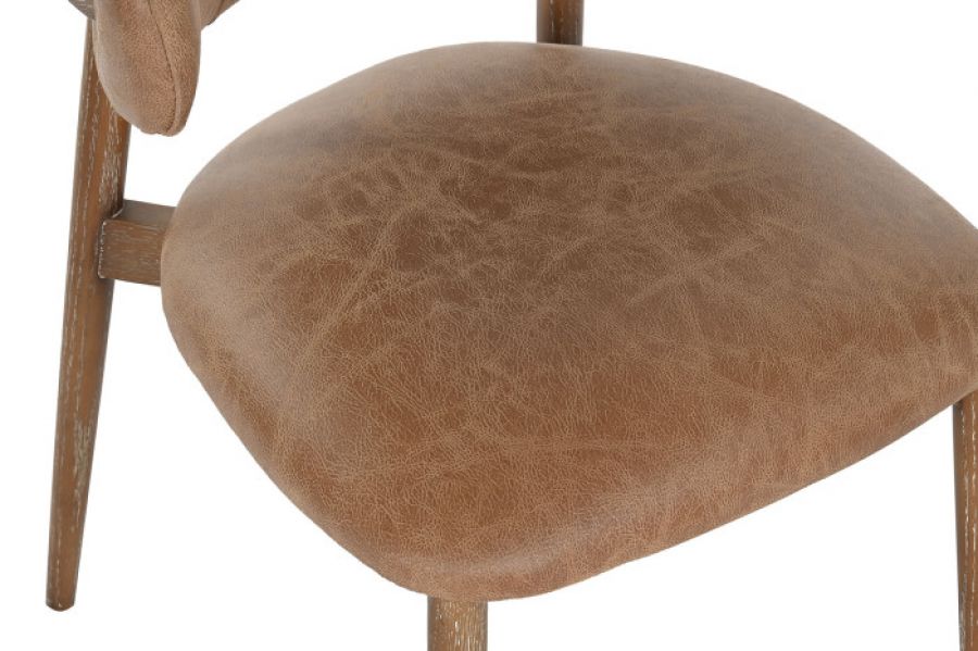 Designerskie Krzesło Uno ze skóry - Item International
