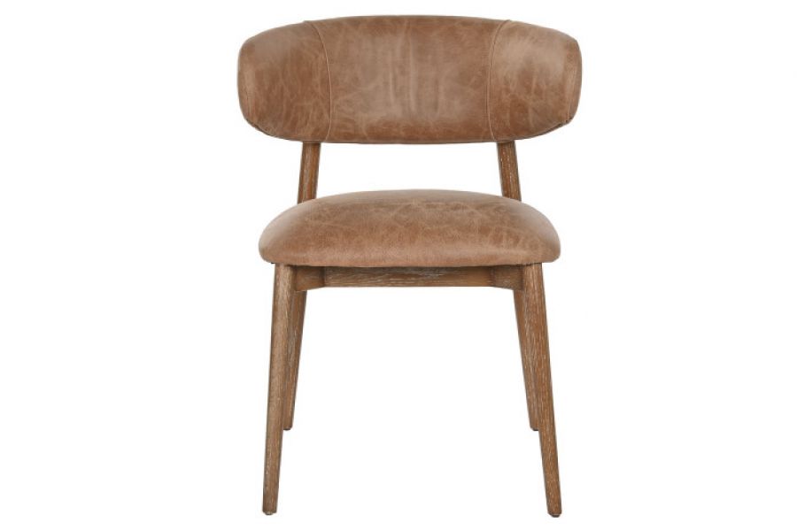 Designerskie Krzesło Uno ze skóry - Item International