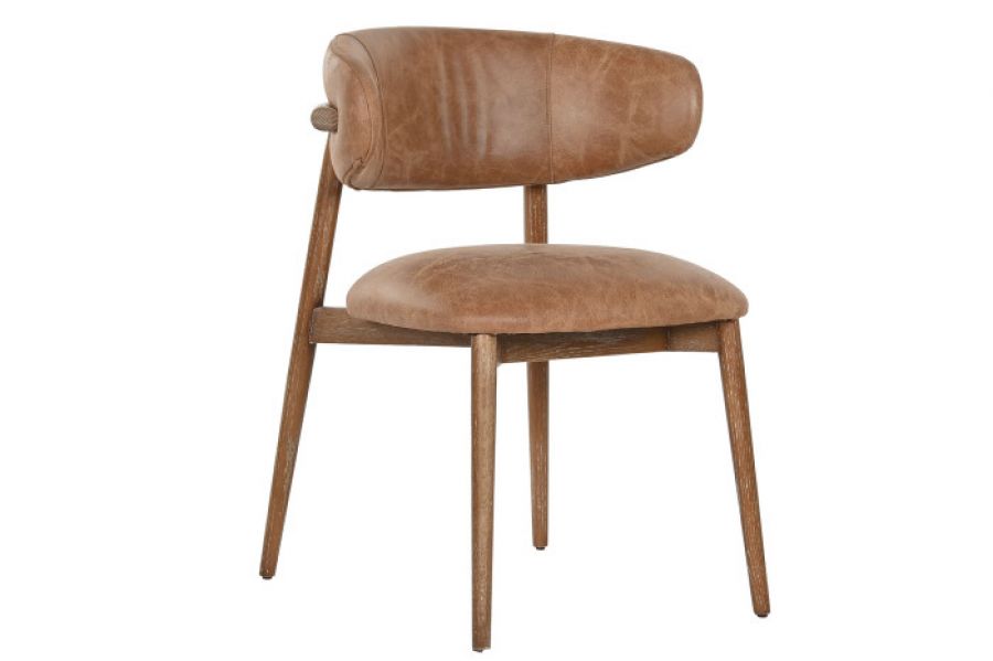 Designerskie Krzesło Uno ze skóry - Item International