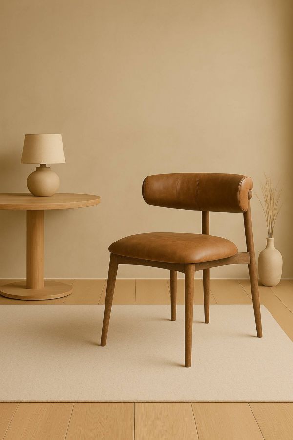 Designerskie Krzesło Uno ze skóry - Item International