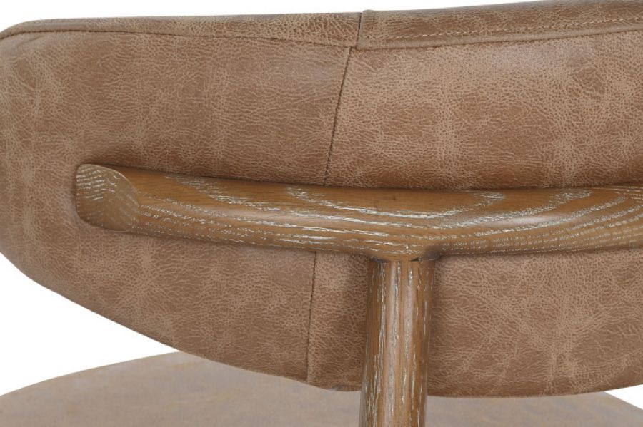 Designerskie Krzesło Uno ze skóry - Item International
