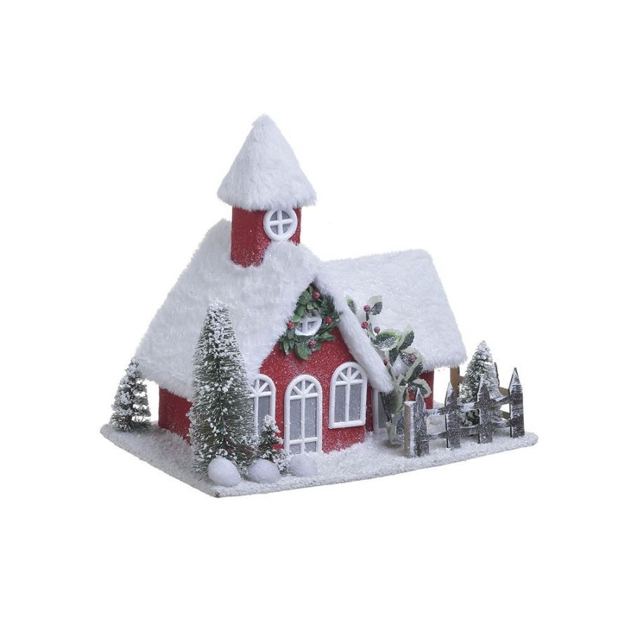 Domek świąteczny Led 28cm