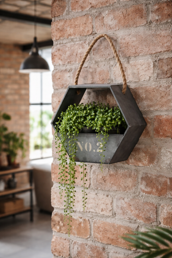 Doniczka Flower Pot metalowa  - Inart