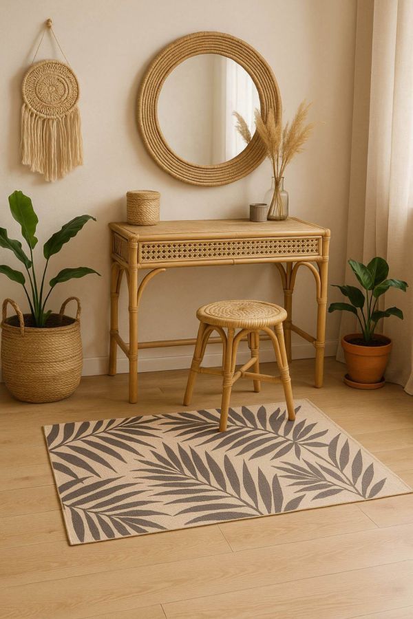 Dywan Boho leaf 60x90 szary - Koopman