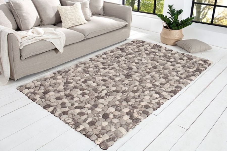 Dywan Goolie Organic 200x120 cm szary - Invicta Interior