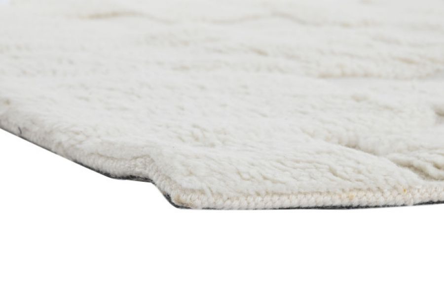 Dywan Japandi boucle biały 120x170 cm