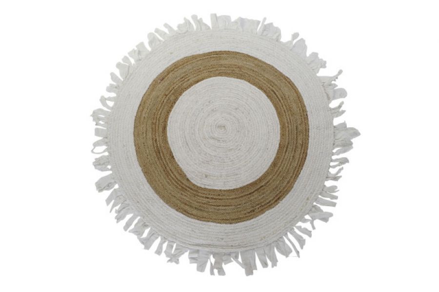 Dywan okrągły Boheme biały 140 cm - Item International