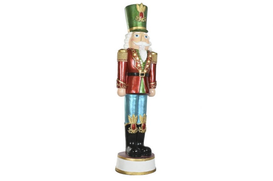 Figura dekoracyjna Dziadek do orzechów XXL color