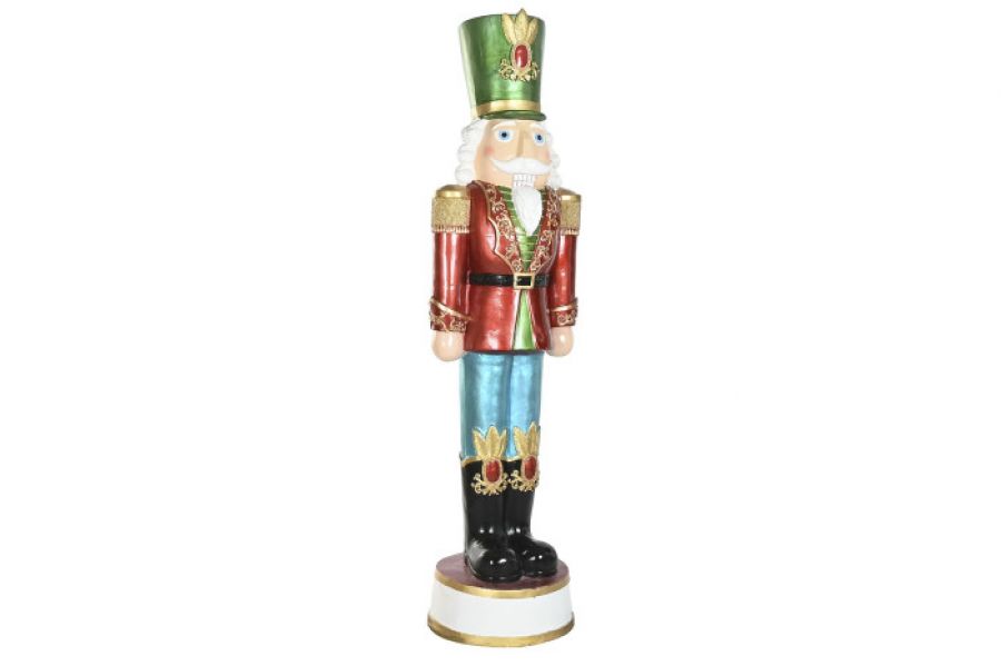 Figura dekoracyjna Dziadek do orzechów XXL color