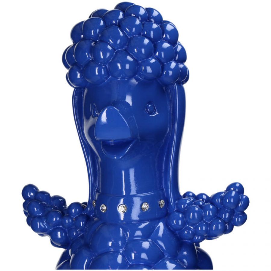 Figura dekoracyjna Fashion Queen Pudel niebieski 