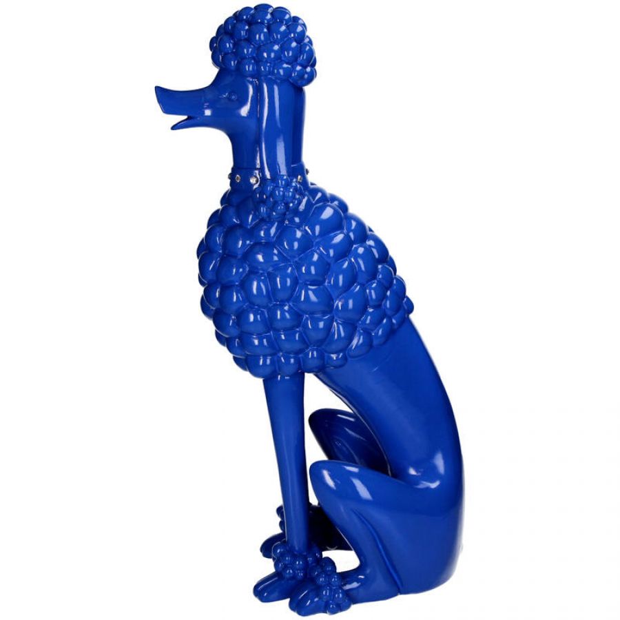 Figura dekoracyjna Fashion Queen Pudel niebieski 