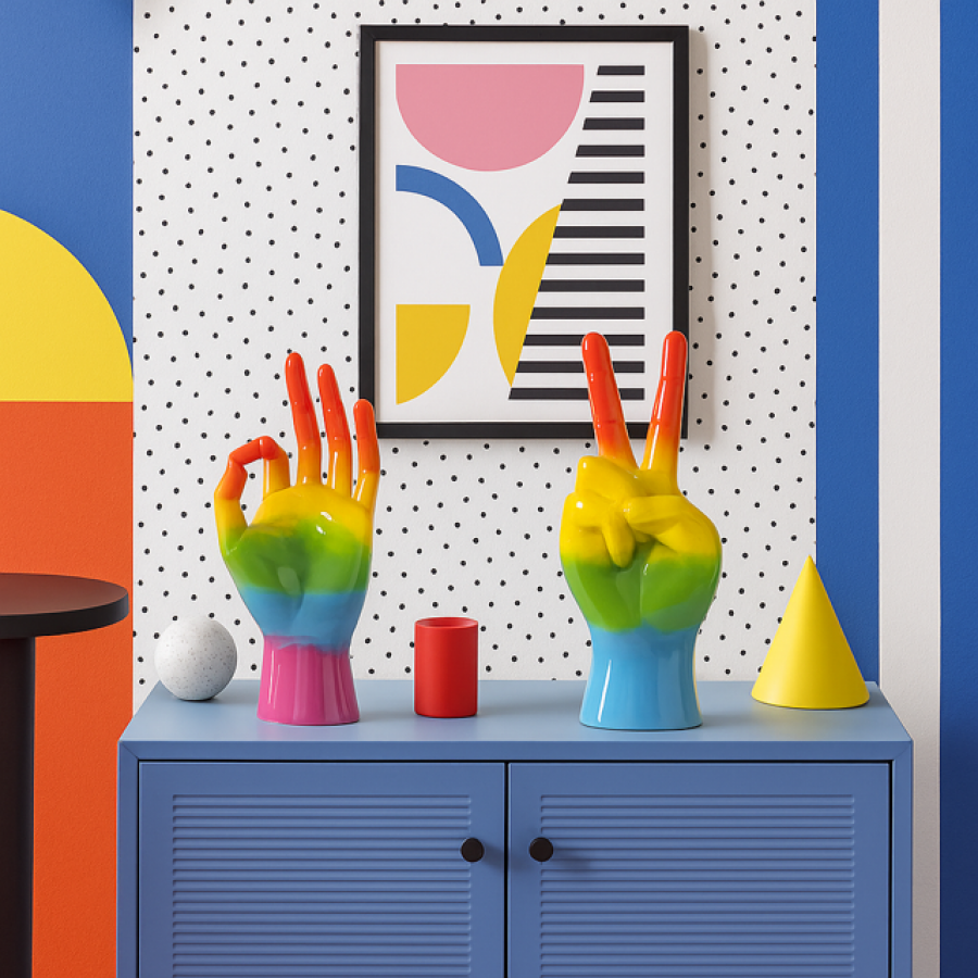 Figura dekoracyjna Hand Rainbow - Item International