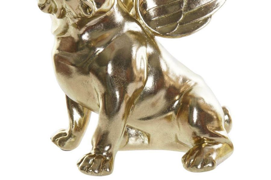 Figurka dekoracyjna Bulldog Wings złoty