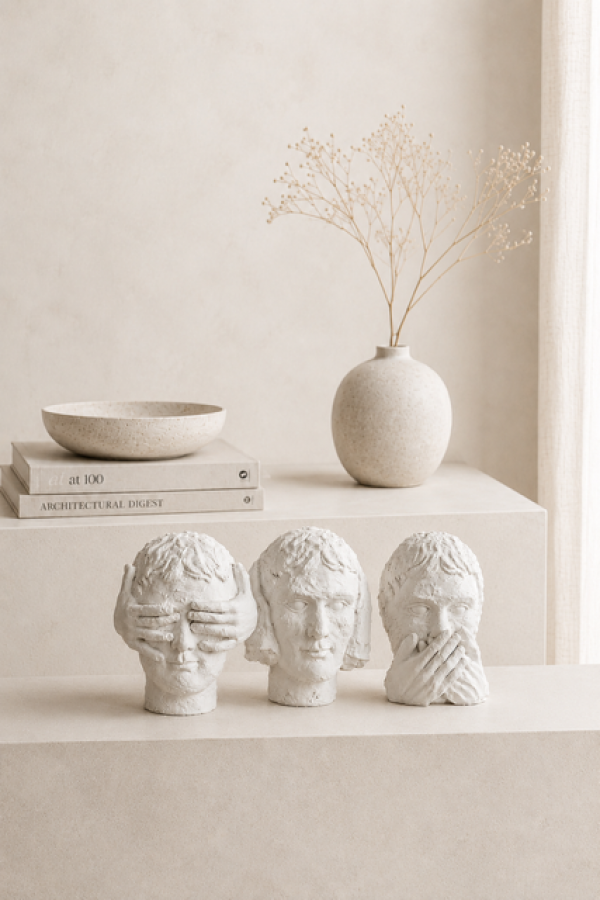 Figury dekoracyjne Three Minds white - Item International