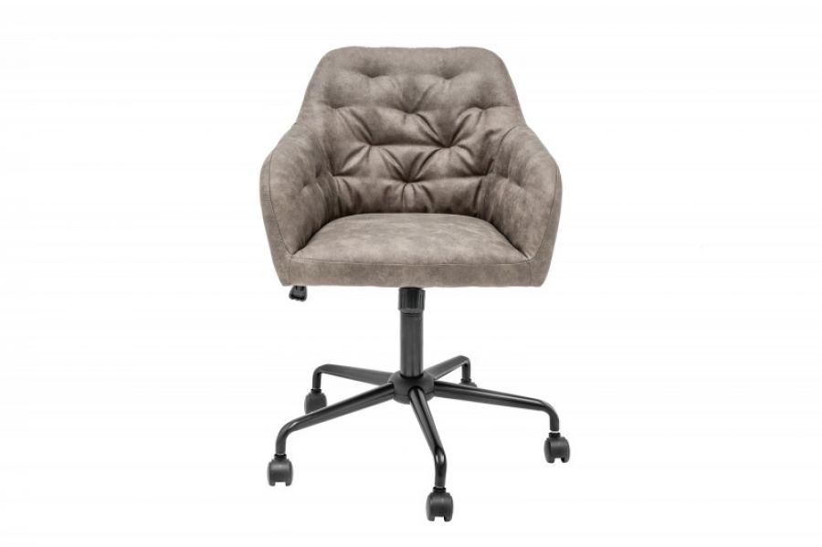 Fotel biurowy Dutch Comfort taupe  - Invicta Interior