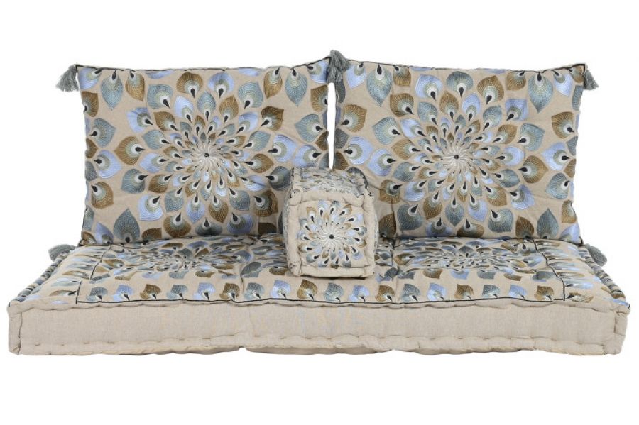 Fotel Boho Nest Bloom dwuosobowy - Item International