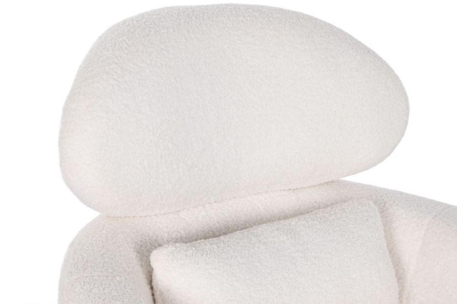 Fotel Boovo Boucle biały  - Item International