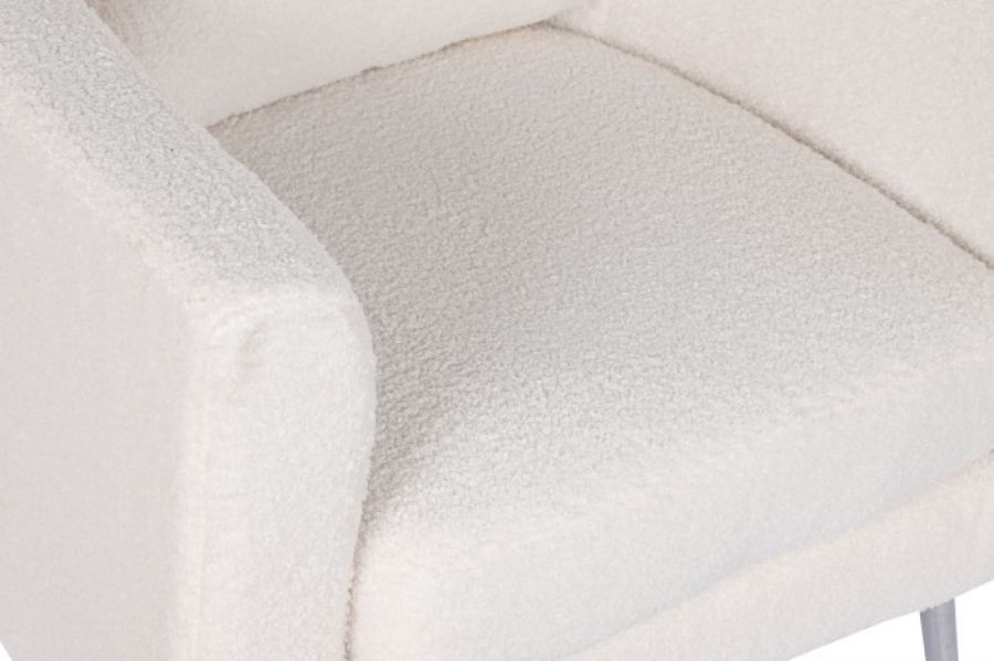 Fotel Boovo Boucle biały  - Item International