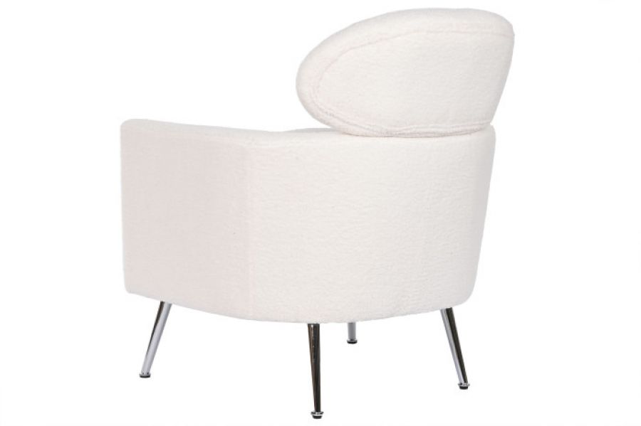 Fotel Boovo Boucle biały  - Item International