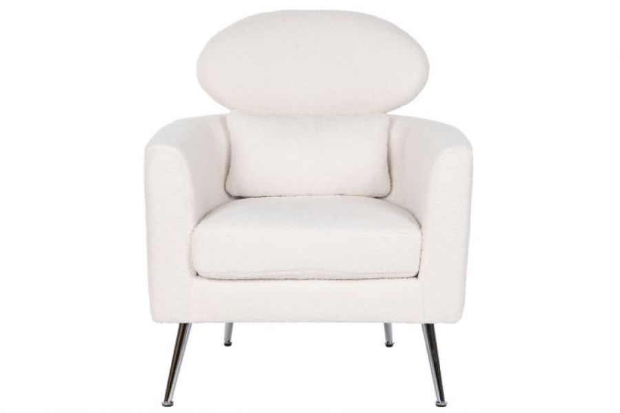 Fotel Boovo Boucle biały  - Item International