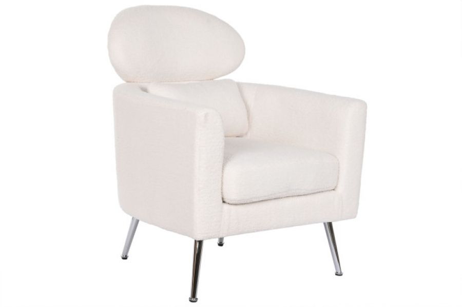 Fotel Boovo Boucle biały  - Item International