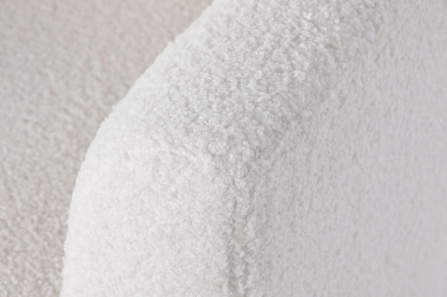 Fotel Boovo Boucle biały  - Item International