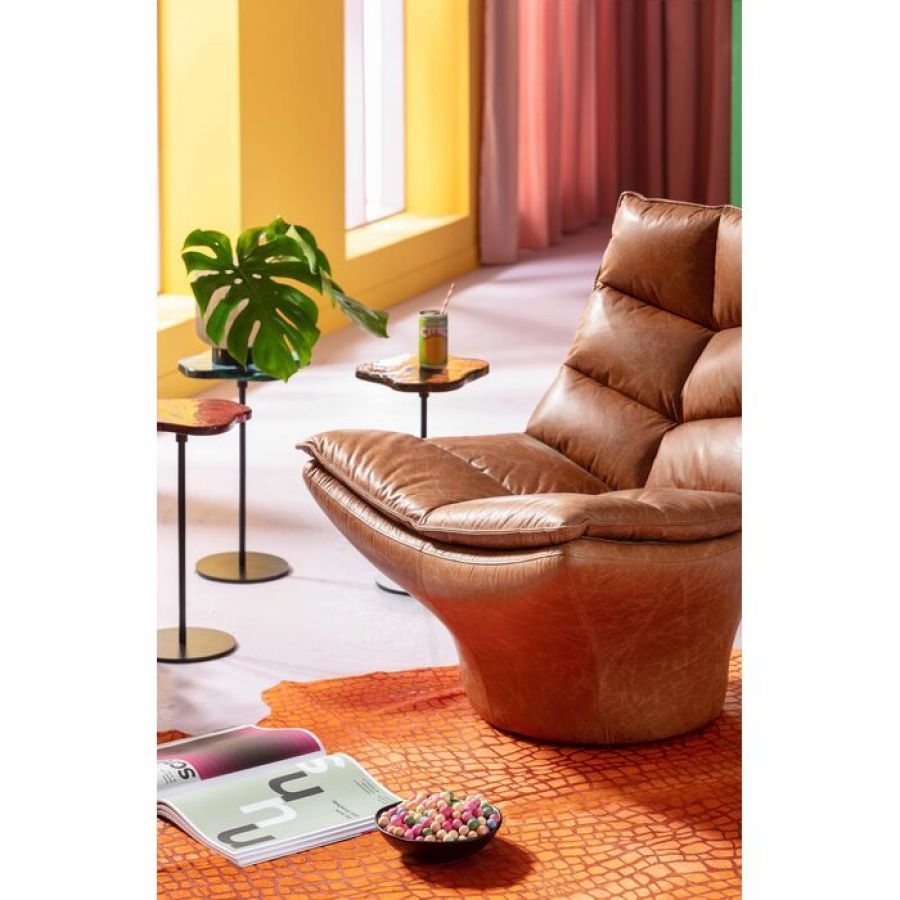 Fotel Bridge Premium brązowy - Kare Design