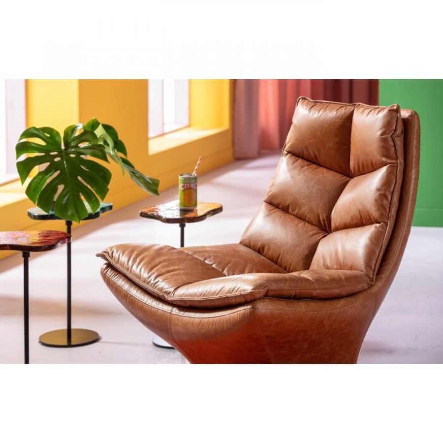 Fotel Bridge Premium brązowy - Kare Design