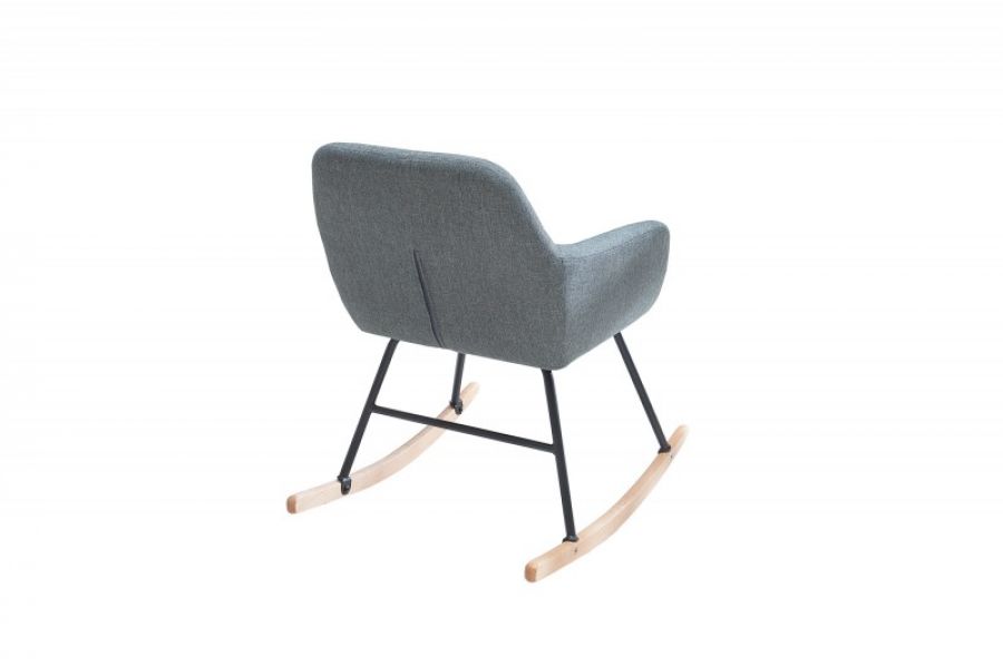 Fotel bujany Baltic szary - Invicta Interior