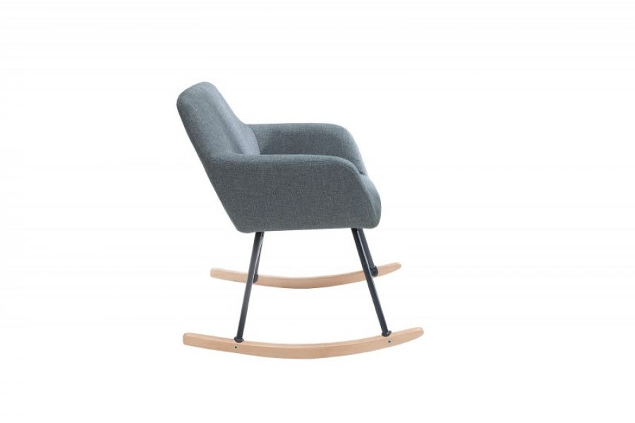 Fotel bujany Baltic szary - Invicta Interior