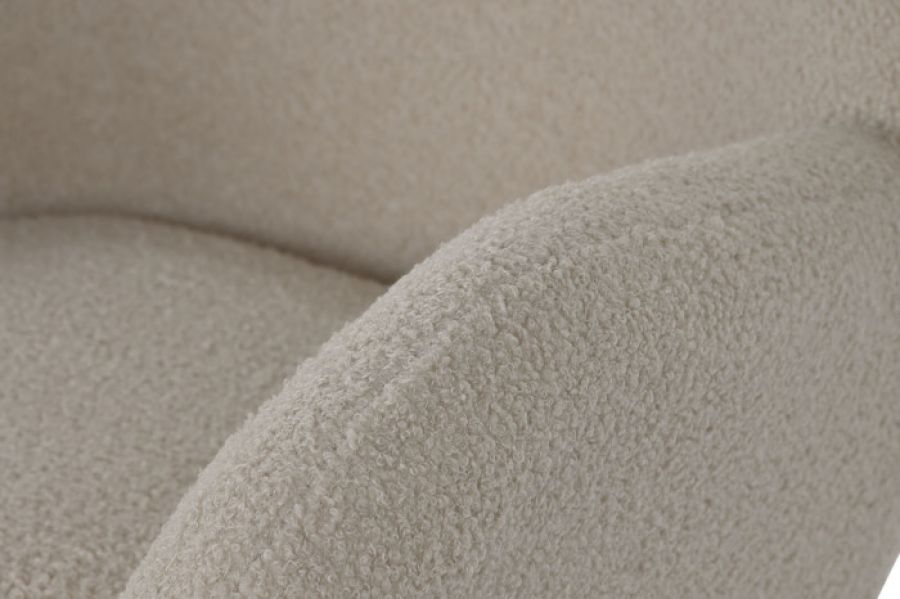Fotel bujany Cloudy boucle beż - Item International