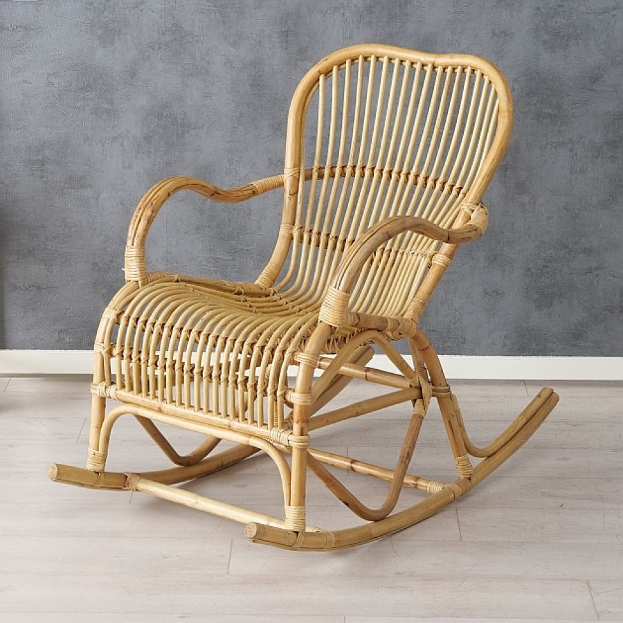 Fotel bujany rattanowy Boho Bali - Item International