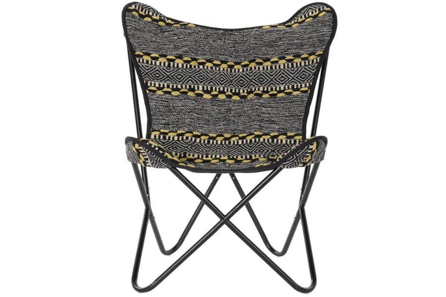 Fotel Butterfly etno czarny - Item International