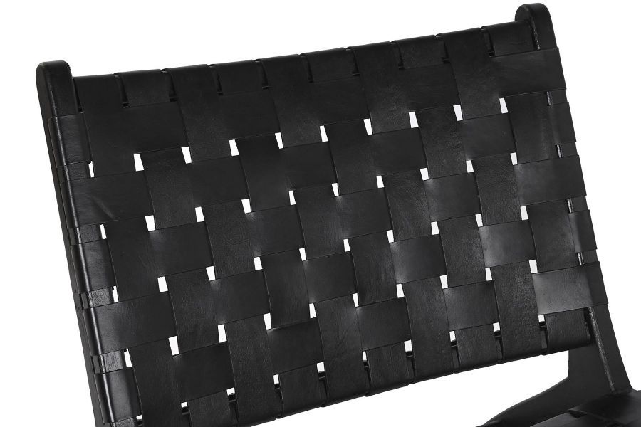 Fotel Classic Design skórzany czarny - Item International