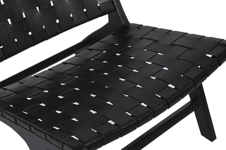 Fotel Classic Design skórzany czarny