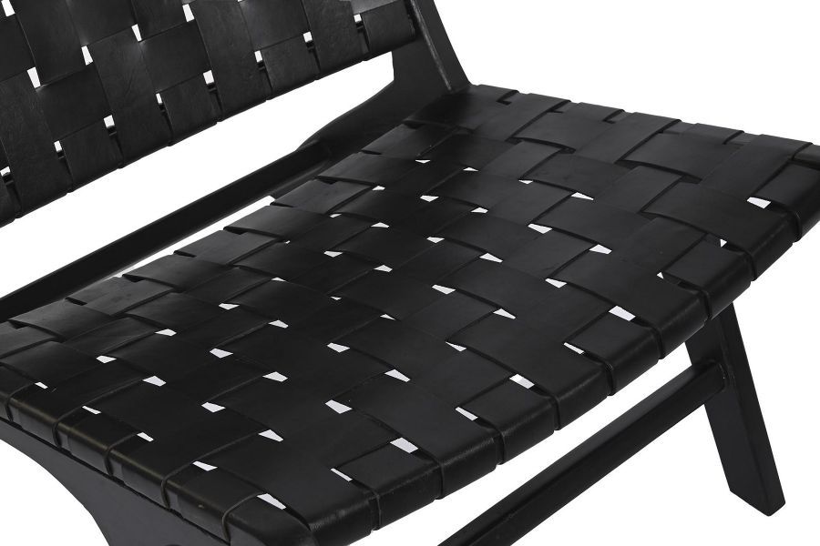 Fotel Classic Design skórzany czarny - Item International