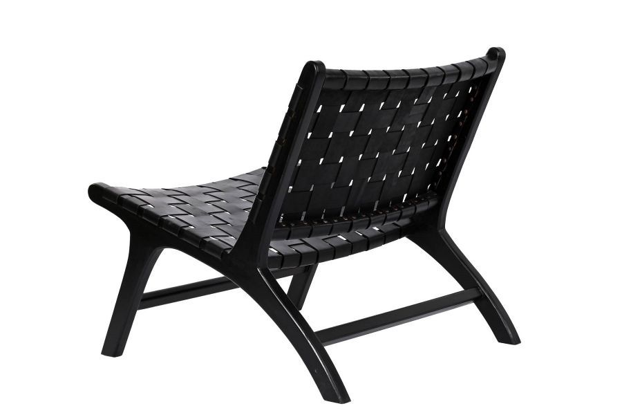 Fotel Classic Design skórzany czarny - Item International