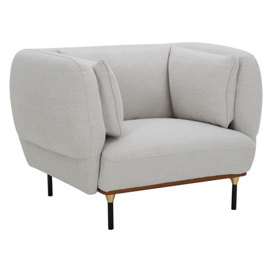 Fotel Cube elegant perłowo szary - Atmosphera