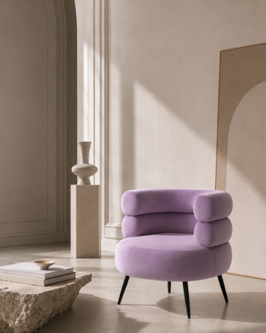 Fotel Dolce Lilac
