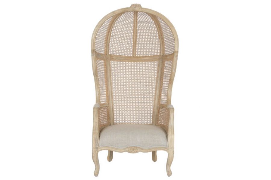 Fotel drewniany Roof Stylized natur z plecionką wiedeńską