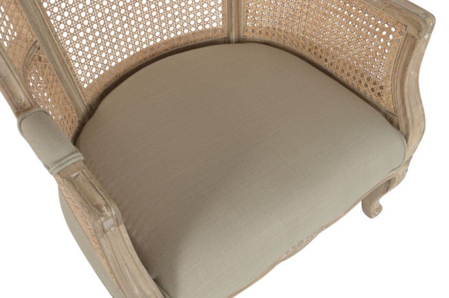 Fotel drewniany Roof Stylized z plecionką wiedeńską  - Item International