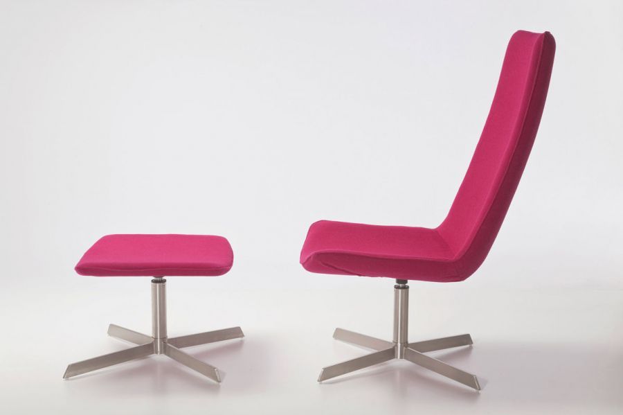 Fotel Goldfinger różowy  - Kare Design