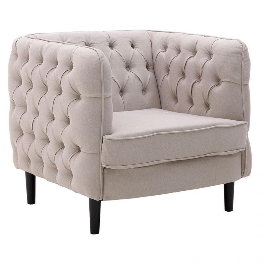 Fotel Karl w typie Chesterfield elegancki - Inart