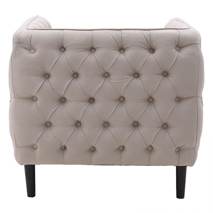 Fotel Karl w typie Chesterfield elegancki - Inart